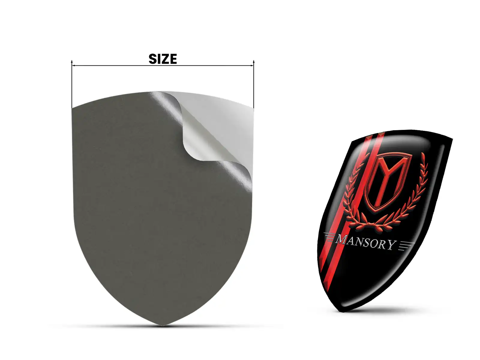 Mansory Selbstklebesticker Modern Max Stilvoll Robust